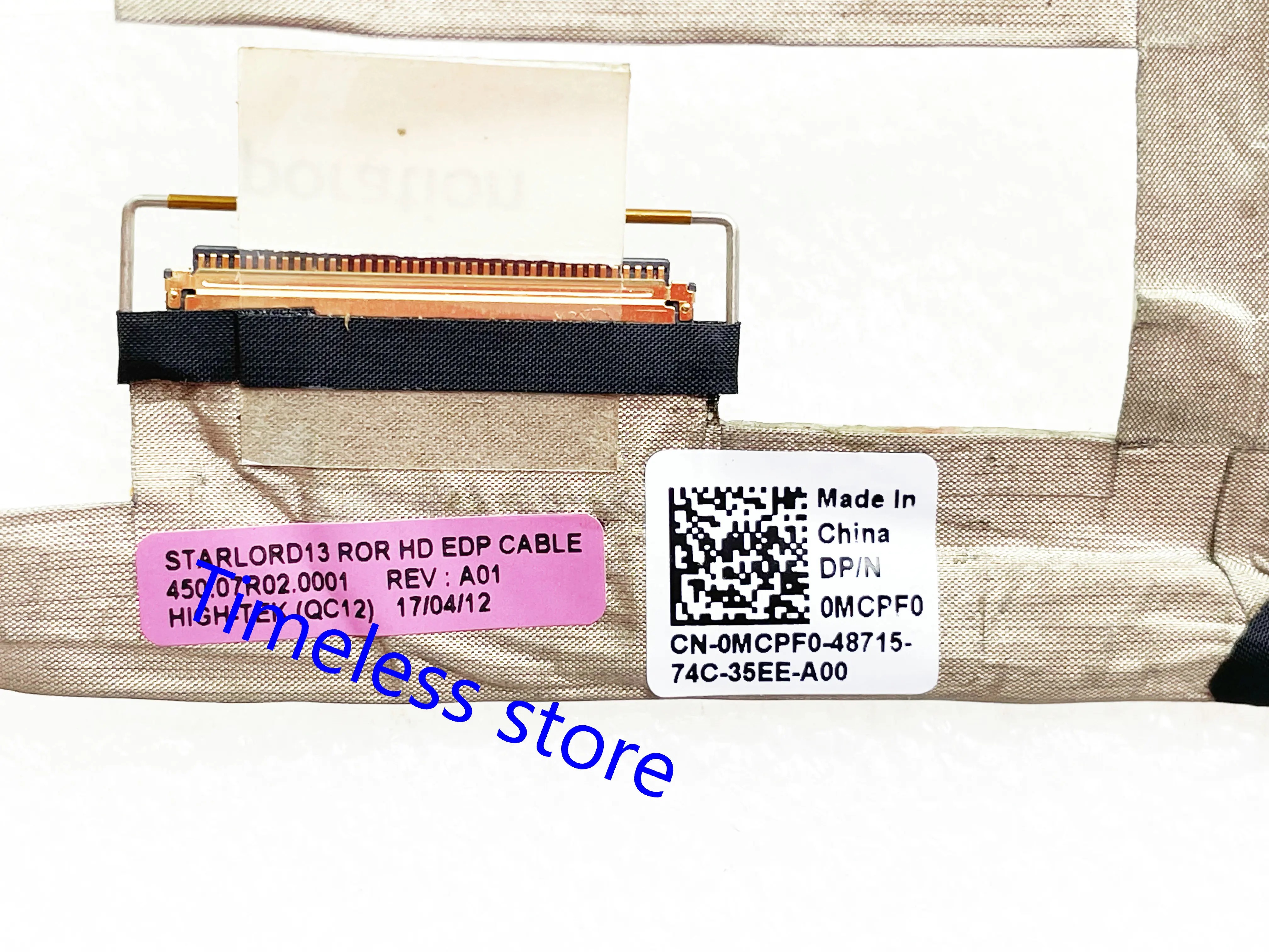 new led lcd lvds cable for dell Inspiron 13-5368 5368 450.07R02.0021 CN-0MCPF0 0MCPF0 MCPF0 450.07R02.0001