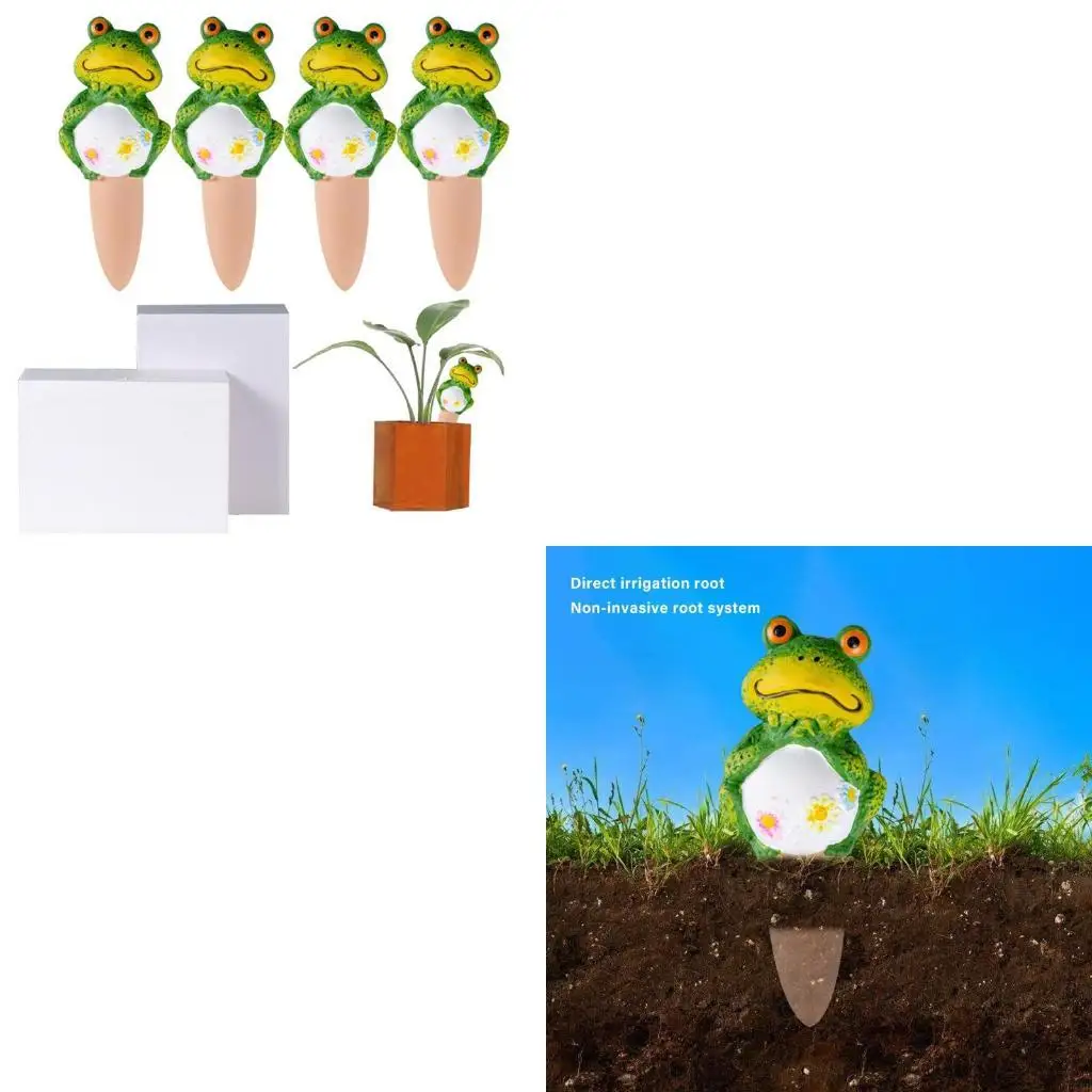 

F19b 4pcs Terracotta Watering Spikes Автоматические водопроводы непрерывны