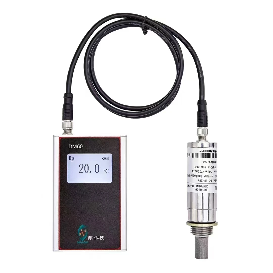 

TD-80 Dew Point Transmitter -80 ℃ ~20 ℃ Dew point meter automatic calibration zero fumction Dew point temperature probe sensor