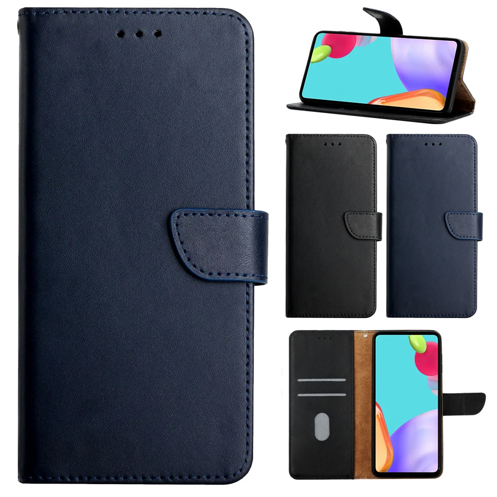 Phone Cases For OPPO A79 A18 A38 Reno8 T Reno9 Pro Plus Reno7 A CPH2309 A17 A57 A58 A78 4G 5G Case Matte Genuine Leather Cover