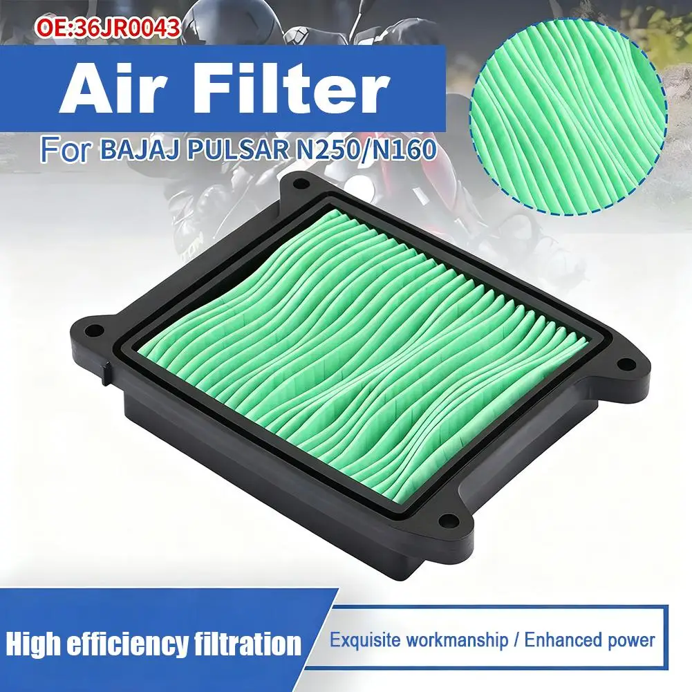 

Air Filter For Bajaj Pulsar N250/n160/f250/p150 High Efficiency Filtration Enhanced Power Motorcycle Air Cleaner D8t3