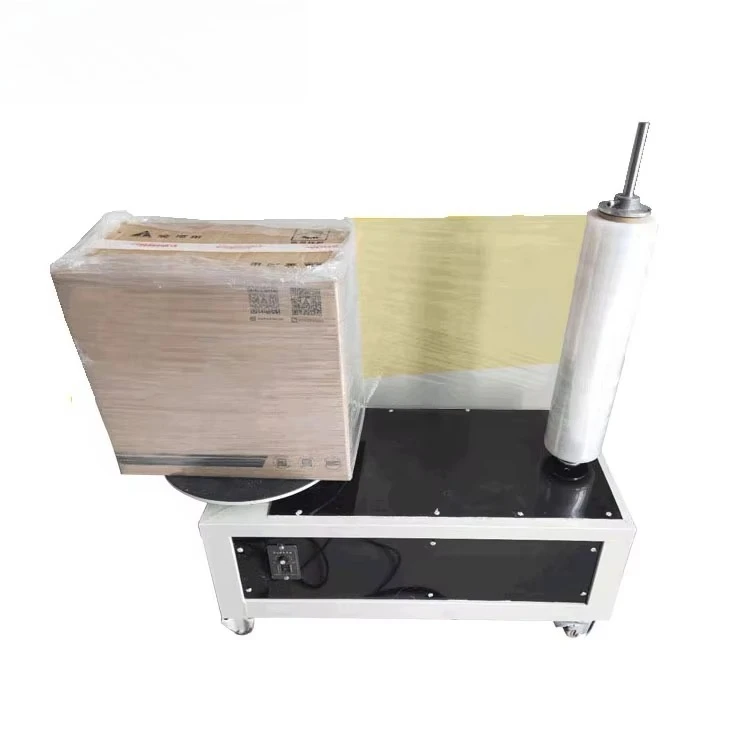 2026 Hot SellingSmall Automatic Carton Box Pallet Stretch Film Wrapper Wrapping Machine