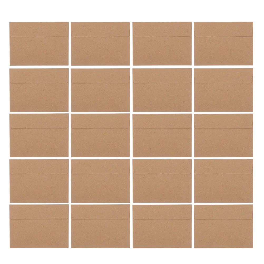 

60 Pcs Envelopes Self Seal Brown Kraft Invitation for Wedding Invitations Paper Packet