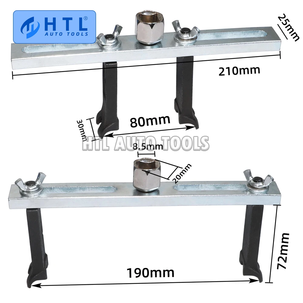 Herramienta de extracción de tapa de tanque de combustible ajustable de 2 mordazas para Benz, BMW,VW,AUDI, herramientas de automóviles europeos