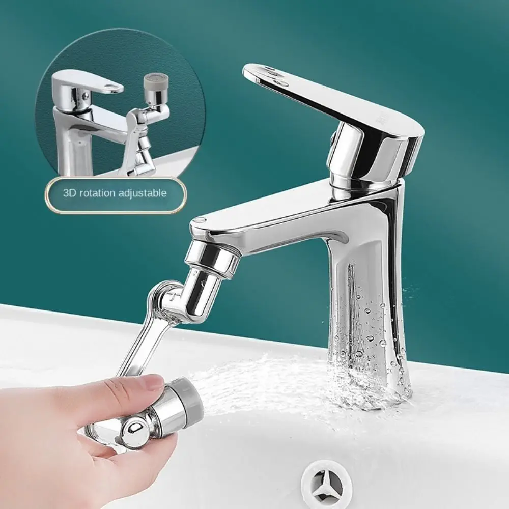 Universal Rotation Faucet Extender Two Modes Bubbler Splash Filter Nozzle Water Outlet Bathroom Faucet Washbasin
