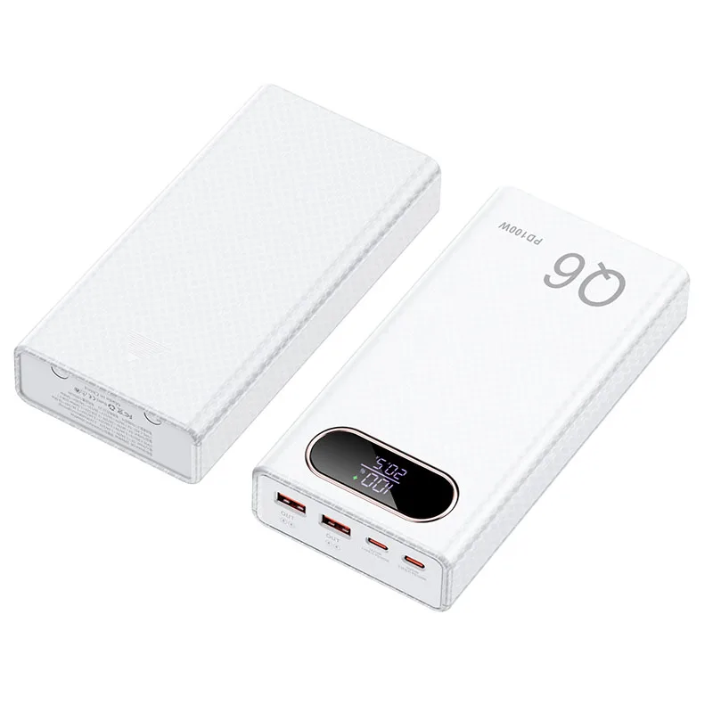 3HT PD100W Fast Charging Power Bank DIY Kit 20V 5A 6x 21700 Battery Pack Portable Customizable No Soldering Easy to Assemble