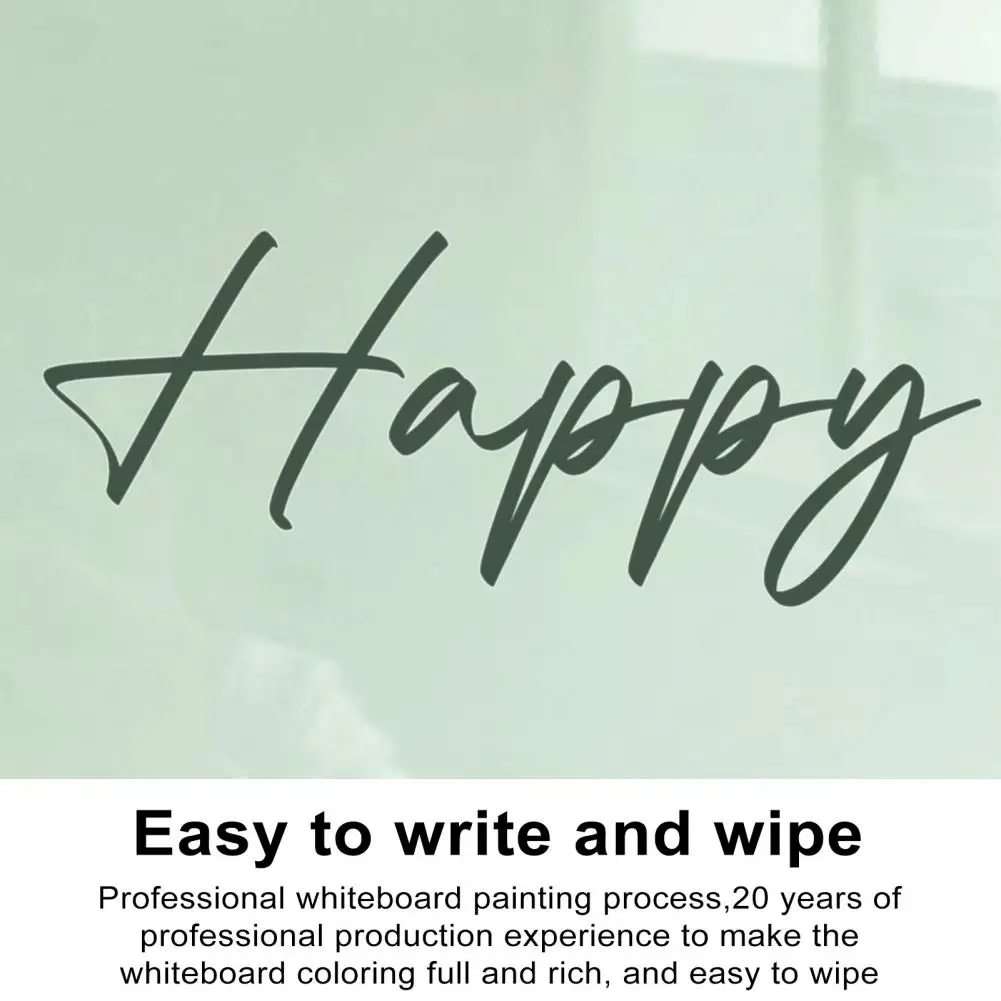 Whiteboard Memo Board Aluminum Frame Whiteboard with Film 8 Color Markers Eraser Included Writing Board for Office Home Training