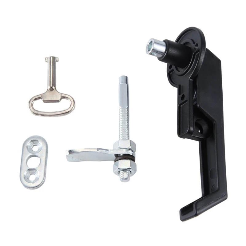 

Can Rotate The Door Lock At Will L-Handle Lock For Thick Door Panel Latch Button Locks