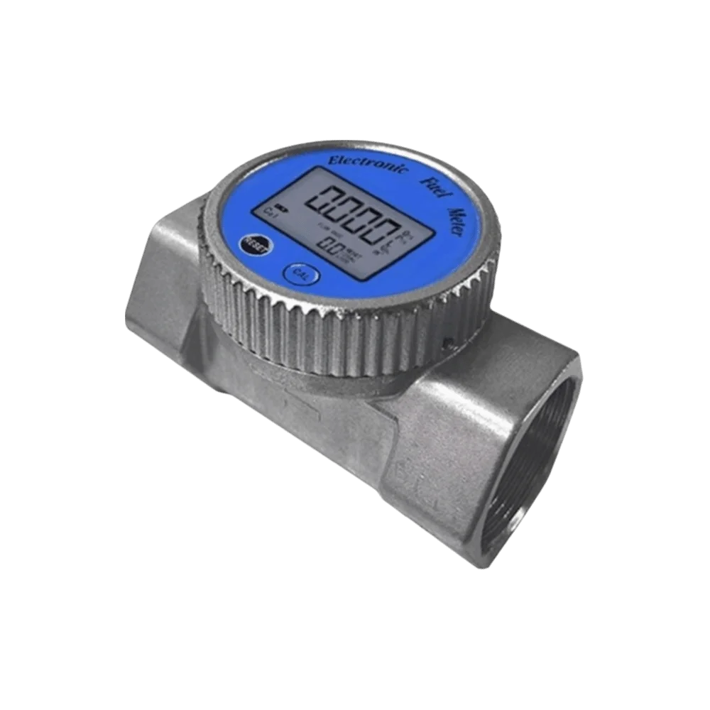 Digital Flow Meter IP67 Waterproof High Temperature Resistant Turbine Flowmeter Calibration Function High Accuracy Flow Sensor