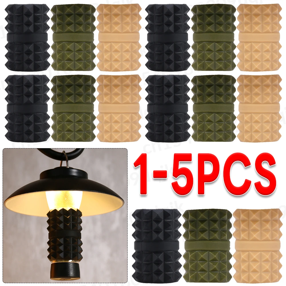 1-5pcs For GZ Lantern Shade For GoalZero Lighthouse Micro Flash Holder Lampshape Outdoor Silicone Camping Lights Holder