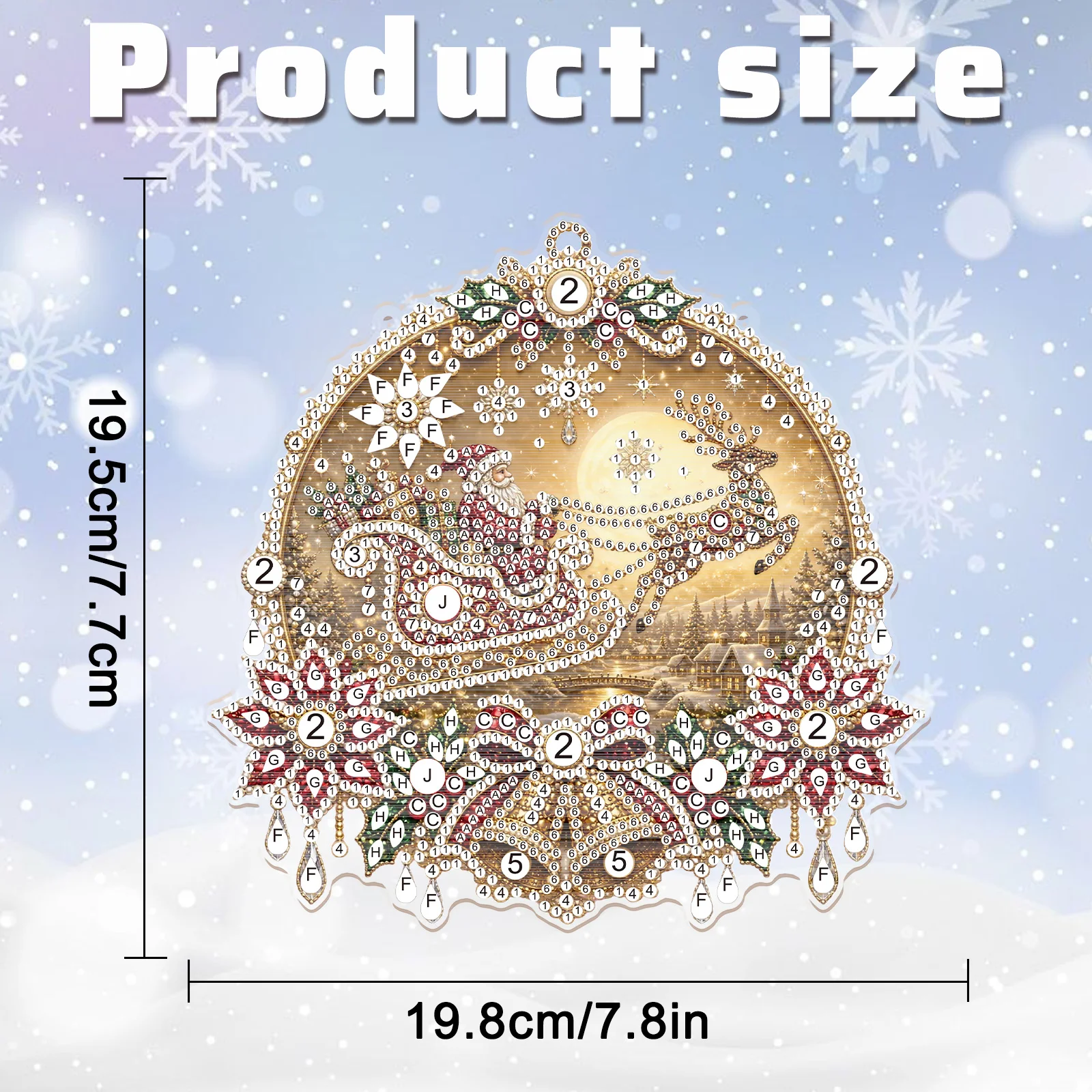 Christmas Pearl Diamond Painti - Art Craft For Christmas ulasan dan harga