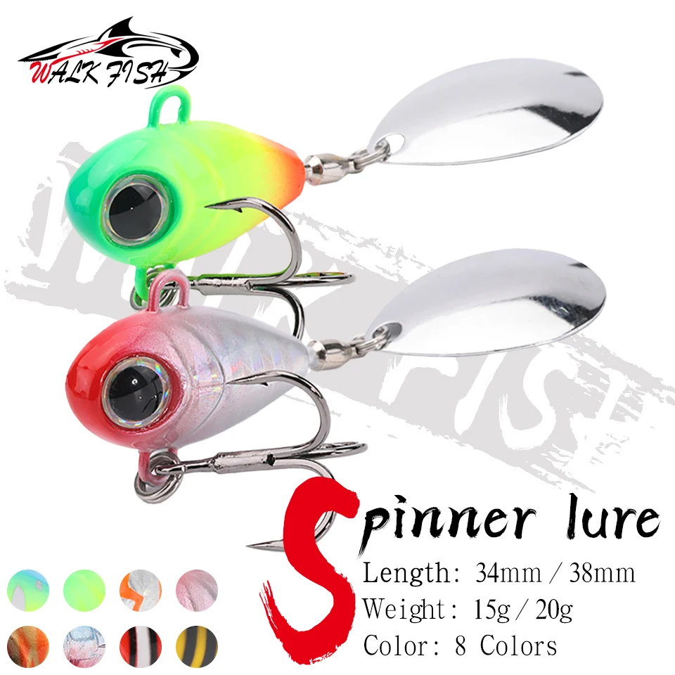 Cuchara giratoria con vibración WALK FISH – para pesca deportiva - imagen 3