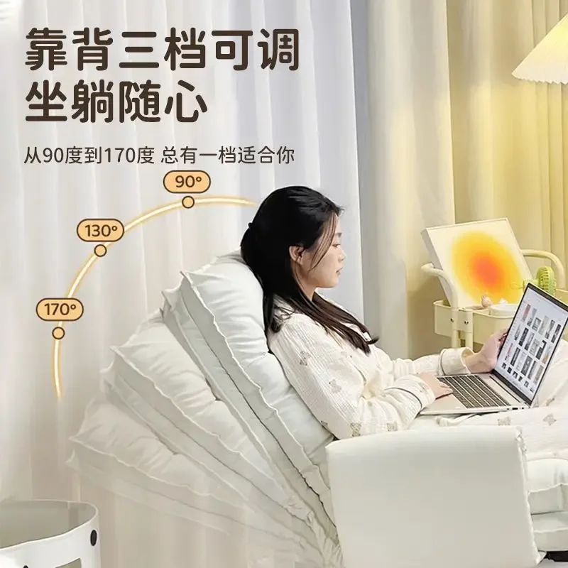 컴퓨터 의자 홈 오피스 의자 편안한 장시간 사용 가능한 책상 의자 높이 조절 회전식 등받이 조절 가능