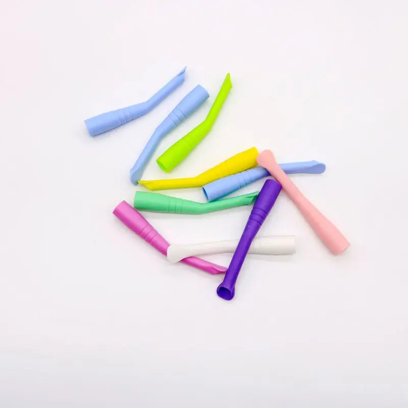 10pcs Disposable Assorted Colors Lab HVE Suction Tubes European Style Evacuation Tips for Children. Best Tool s