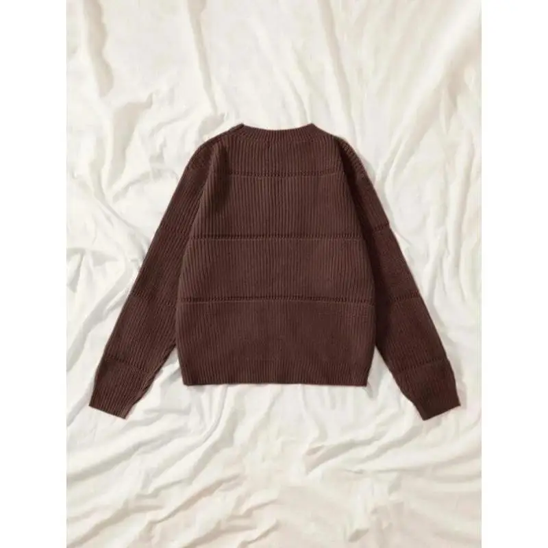 

ex Простой цветной вязаный свитер Coolmax Fiber Ciwalk Внутренняя одежда Thiened Nine Sve Collar Deformation Res...