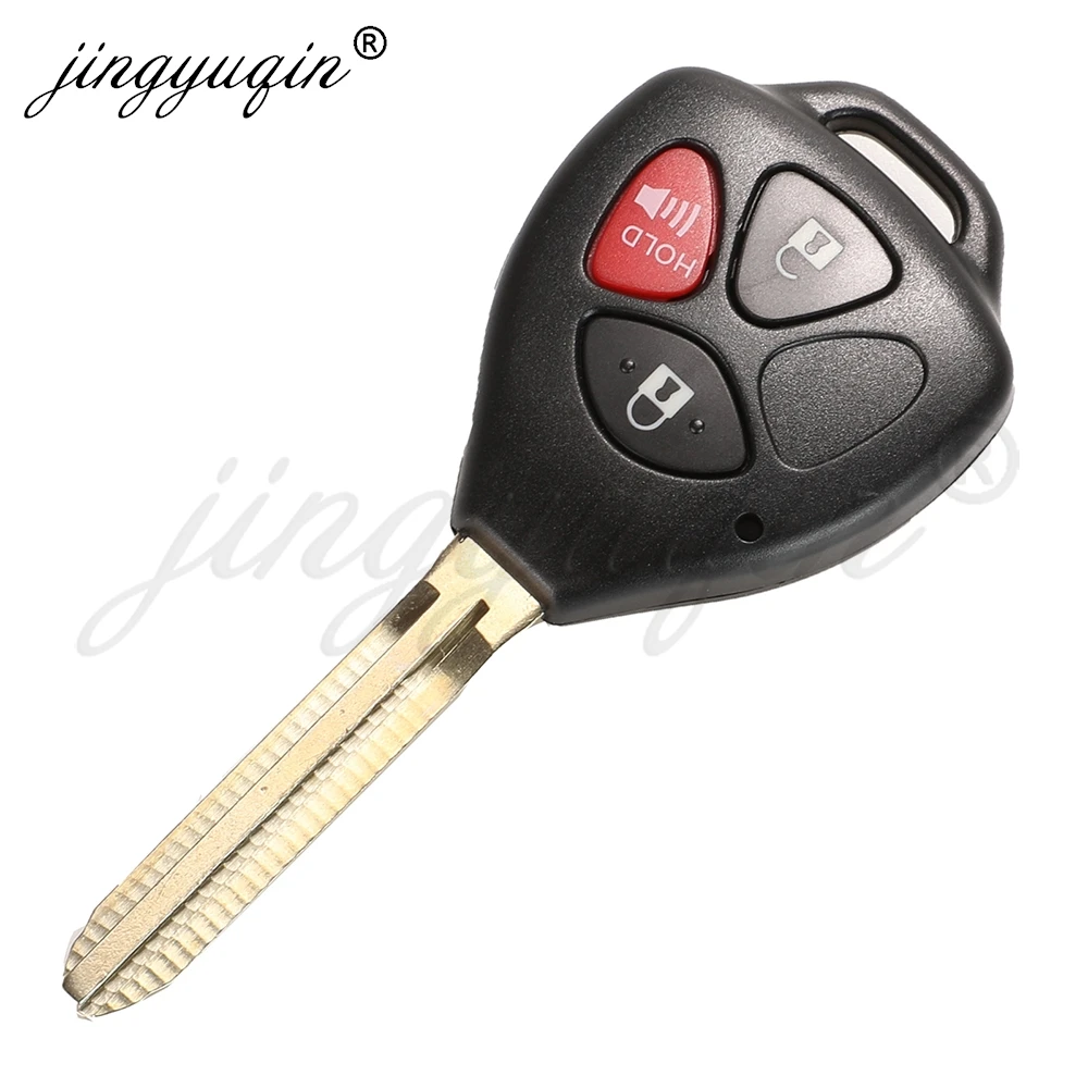 jingyuqin B41TA Remote Car Key For Toyota Forruner Hilux Innova Corolla Innova Yaris 2/3/4Button 433Mhz 4D67 G Chip 89070-52E61