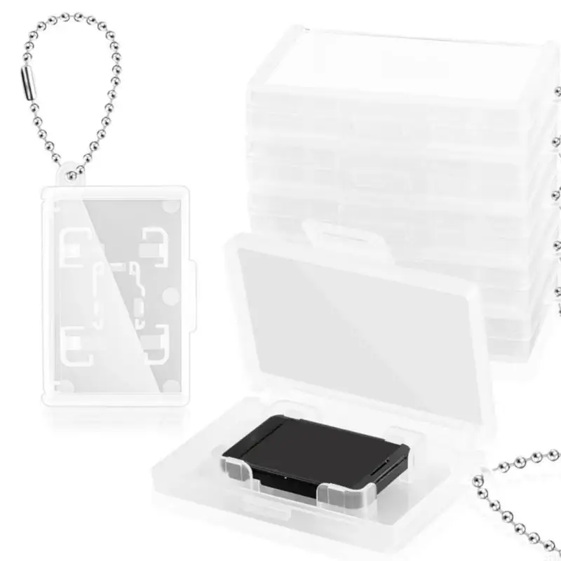 270b 2pcs защитных корпусов держатель картридж для картриджа держатель для хранения карт для хранения карты коробки для хранения