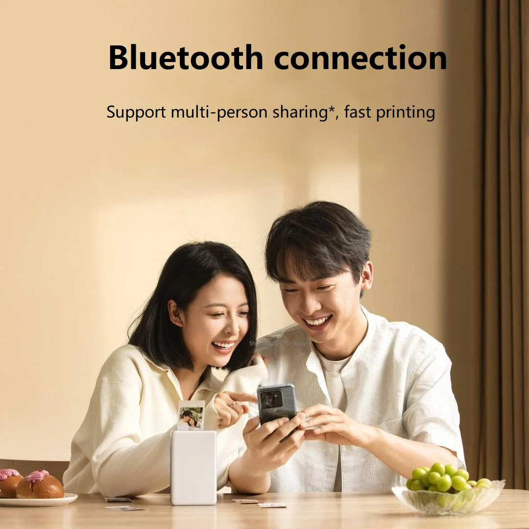 NEUER Xiaomi Mijia Pocket Photo Printer Pro AR Video Photo Bluetooth-Verbindung Integrierter automatischer Filmabdeckungs-HD-Druck