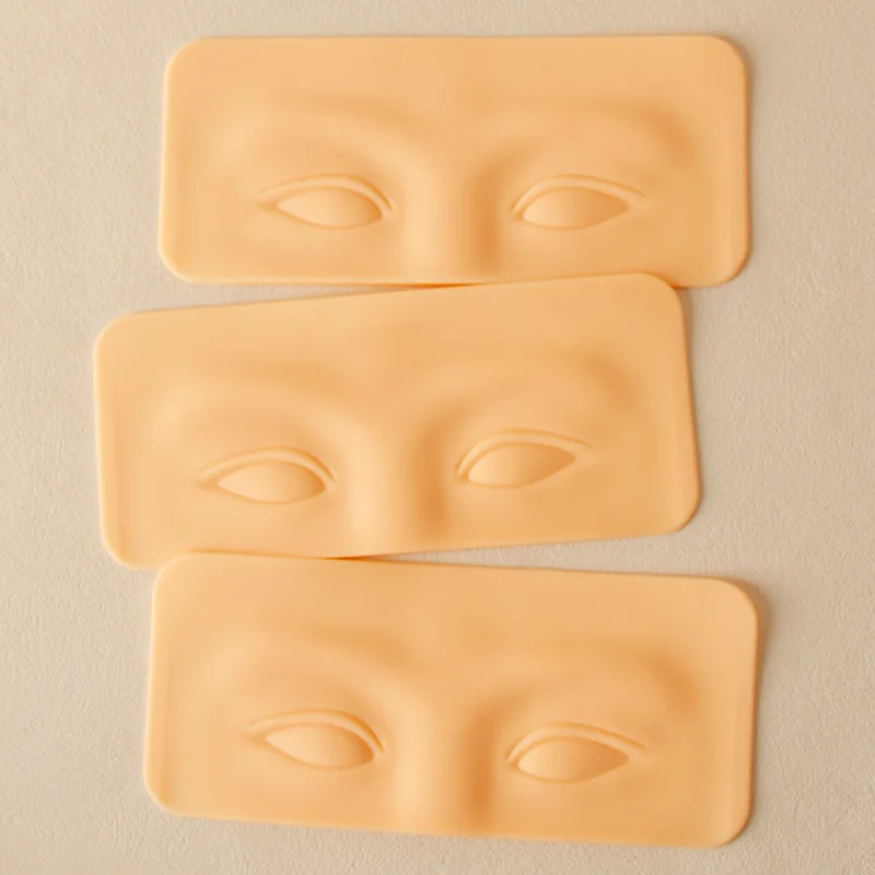 Premium 5D Silicone Eyebrow Tattoo Practice Training Skin Pad for Eye Permanent Makeup Board Beauty Academy Cosmetic Synthetic