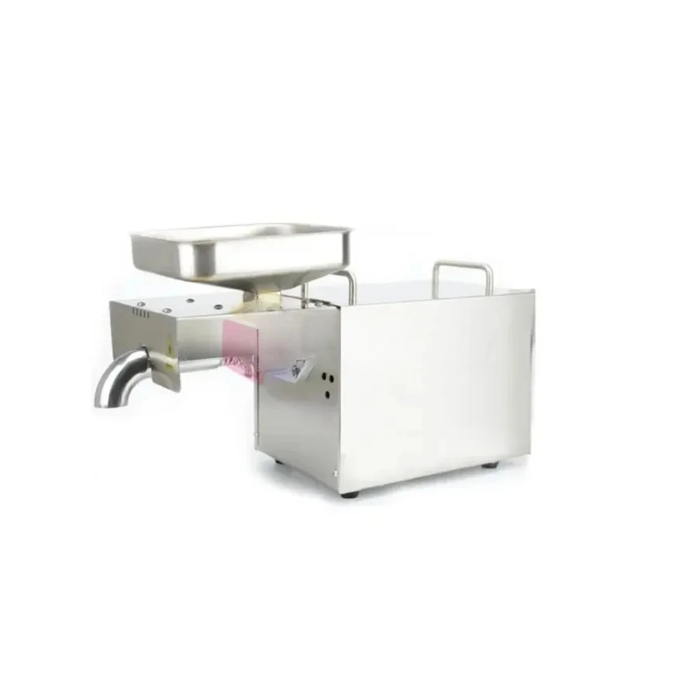 110V/220V Oil Expeller Stainless Steel Automatic Seed Oil Press Machine ECO Cold Hot Oil Extractor Presser