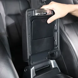 For Land Rover Discovery 4 2010-2016 Car Center Console Organizer Hidden Armrest Storage Box Stowing Tidying