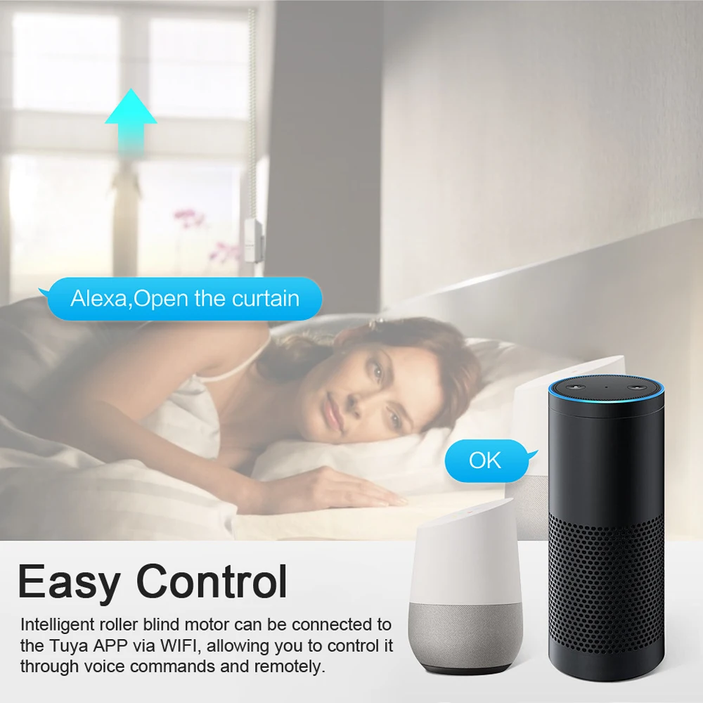 

Интеллектуальный стаканный занавес TUYAWiFi, электрические рольставни, автоматическое открывающее устройство, поддерживает приложение/пливу/таймер с дистанционным управлением