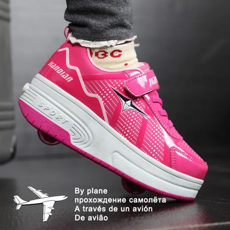 Zapatillas de Skate con ruedas para niños y niñas, zapatos informales para adultos, EUR 28-43, 2021