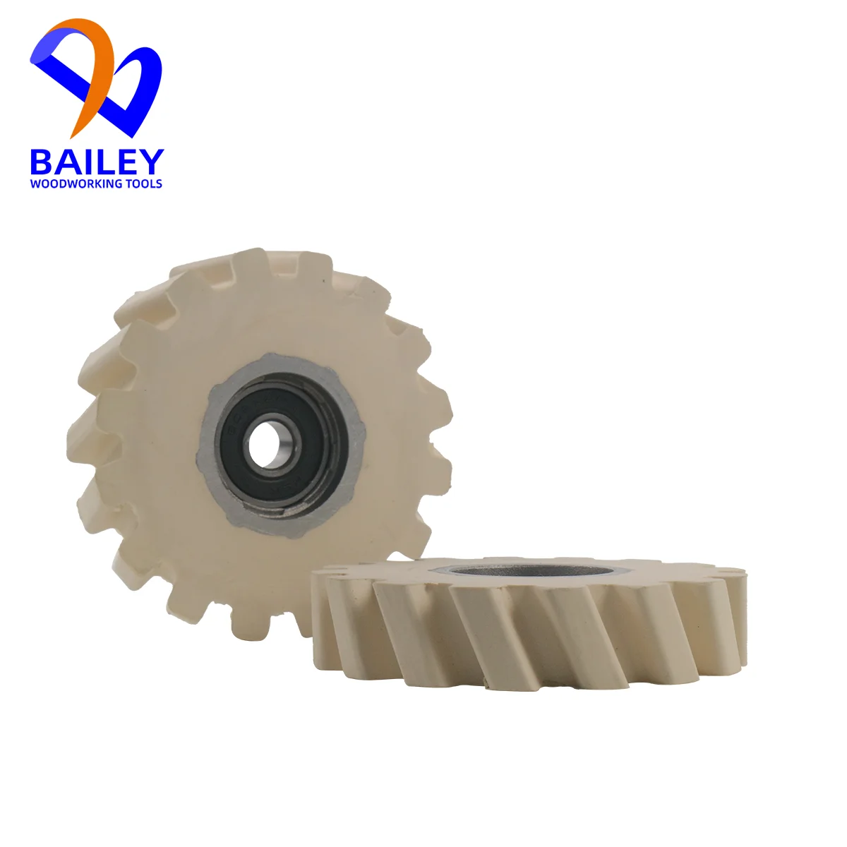 BAILEY 10PCS 65x8x14mm Twill พร้อมร่องกดล้อยาง Roller สําหรับ NANXING ขอบแถบเครื่องไม้เครื่องมือ