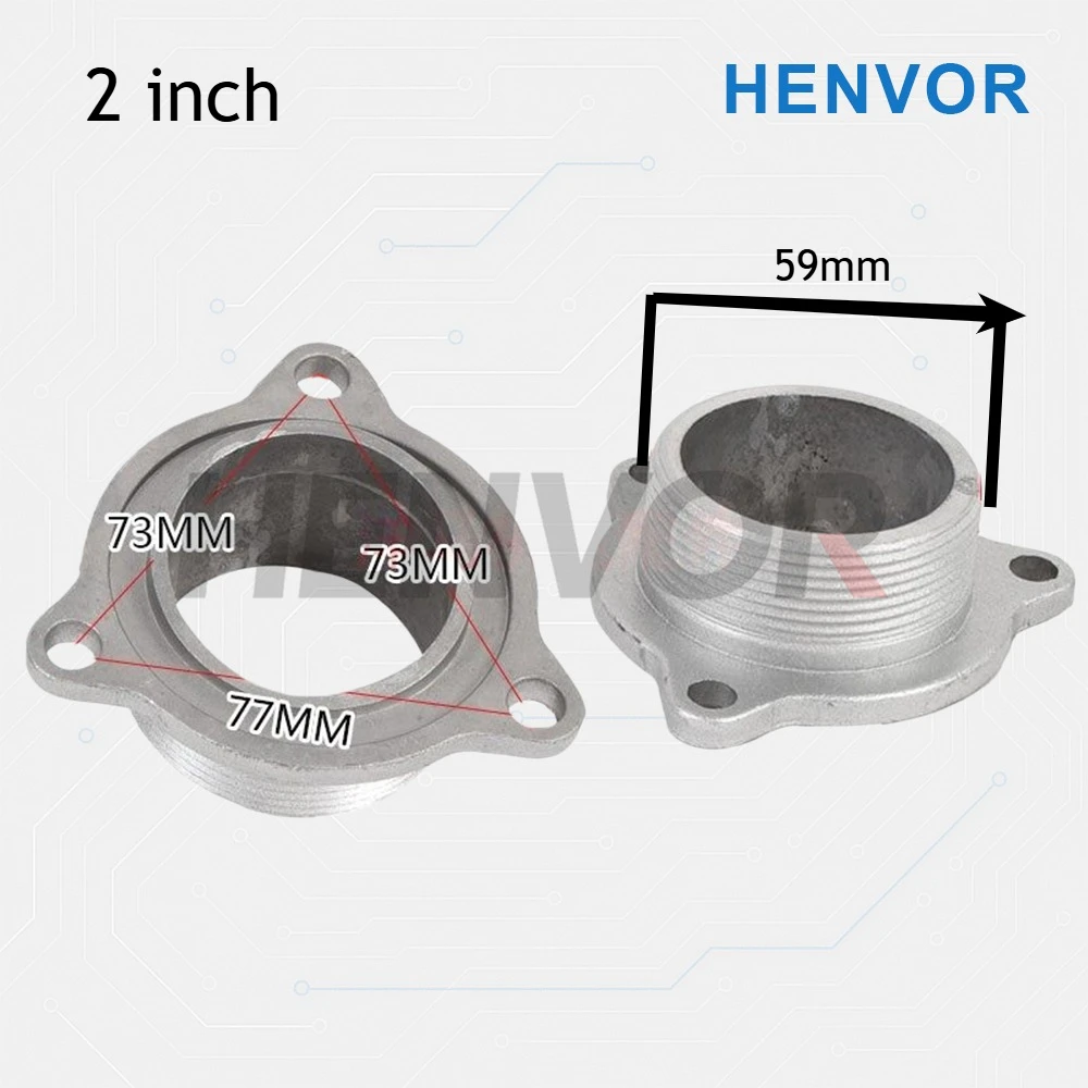 Diesel Engine Water Pump Accessories 168 170 2 inch  3 inch Water Inlet Threaded Interface