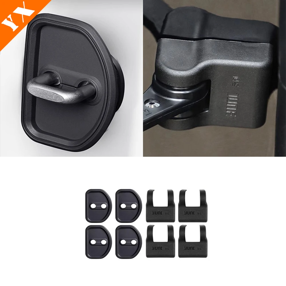 

For Jetour x70 plus 2025 2026 car accessories plastic/stainless Car Door Lock Cover,Anti Scratch/Hit,Door Lock Cover Protection