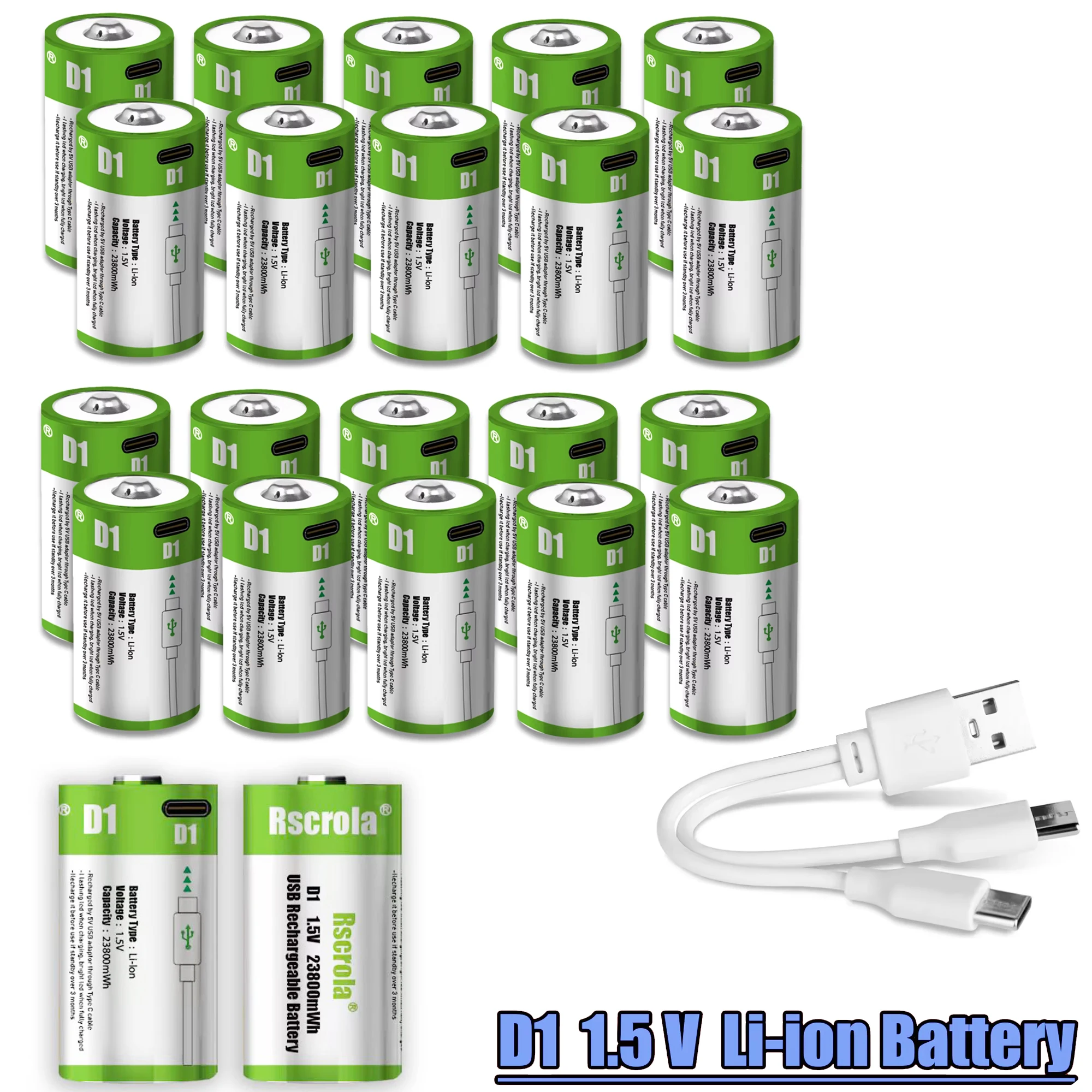 Lithium Battery Usb…