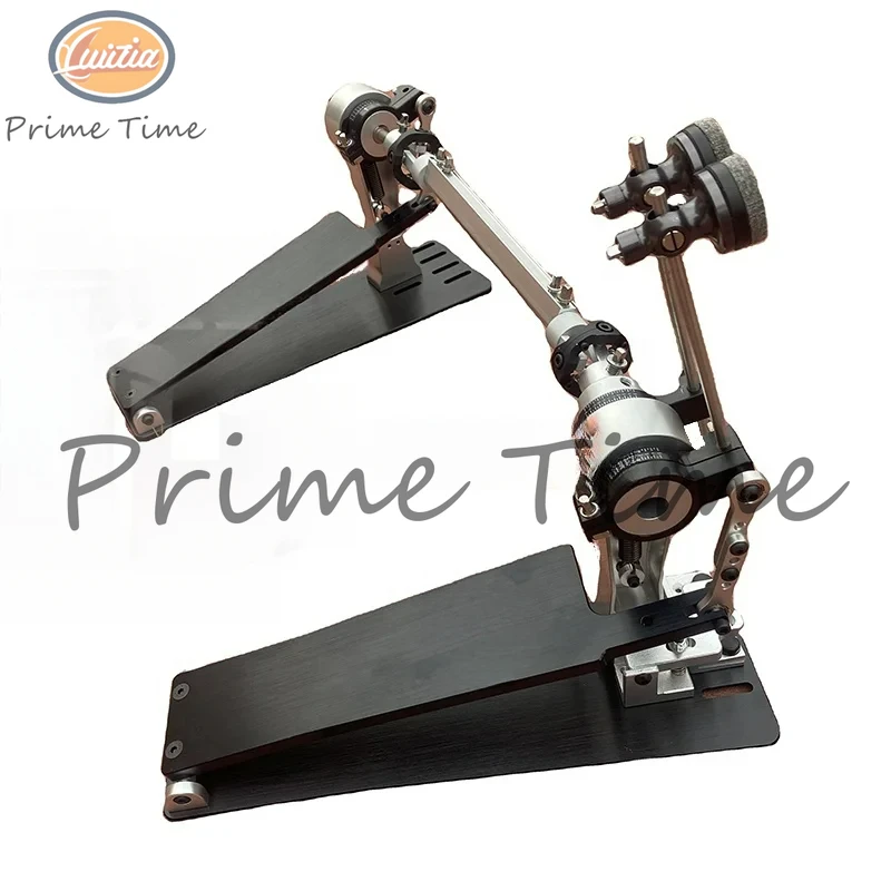 Long Board Speedy Direct Drive Shaft Cutting Jazz Aluminiumlegierung Leistungsstarke Twin Pedal Kick Bass Drum Double