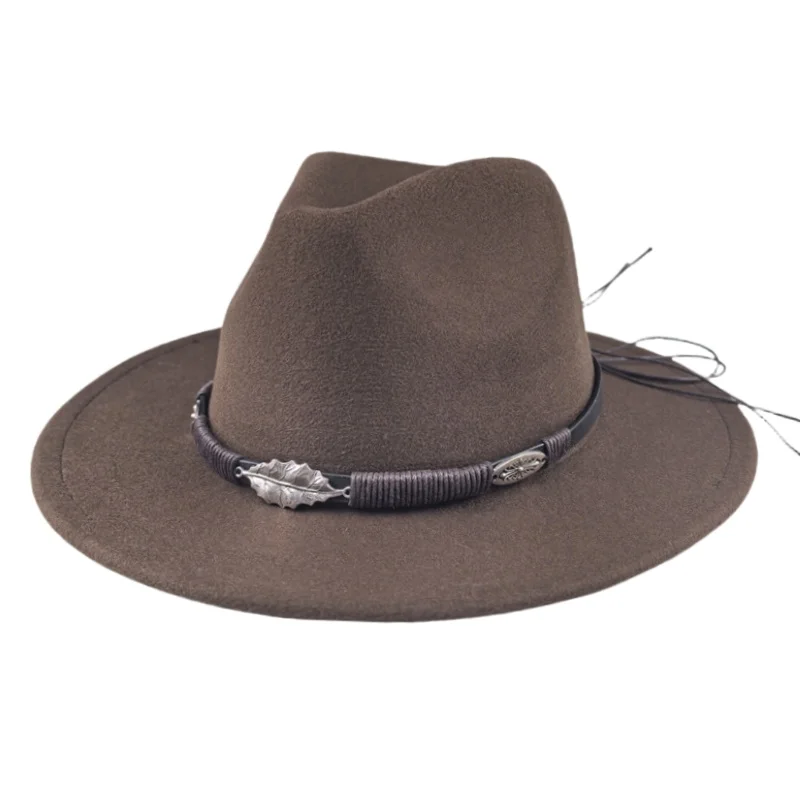 

Hats for Women Hat Fedoras Felted Hat Wide Brim New Design Outdoor Panama Casual Decorate Sombrero Hombre Sombrero Vaquero Mujer