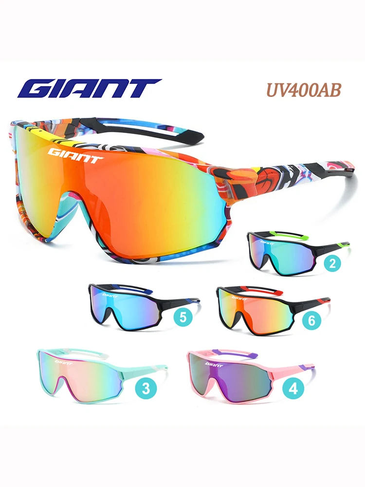 AliExpress GIANT Cycling Glasses UV400 Anti Fog REVO Lenses HD Clarity MTB/Road Bike sunglasses  men and women