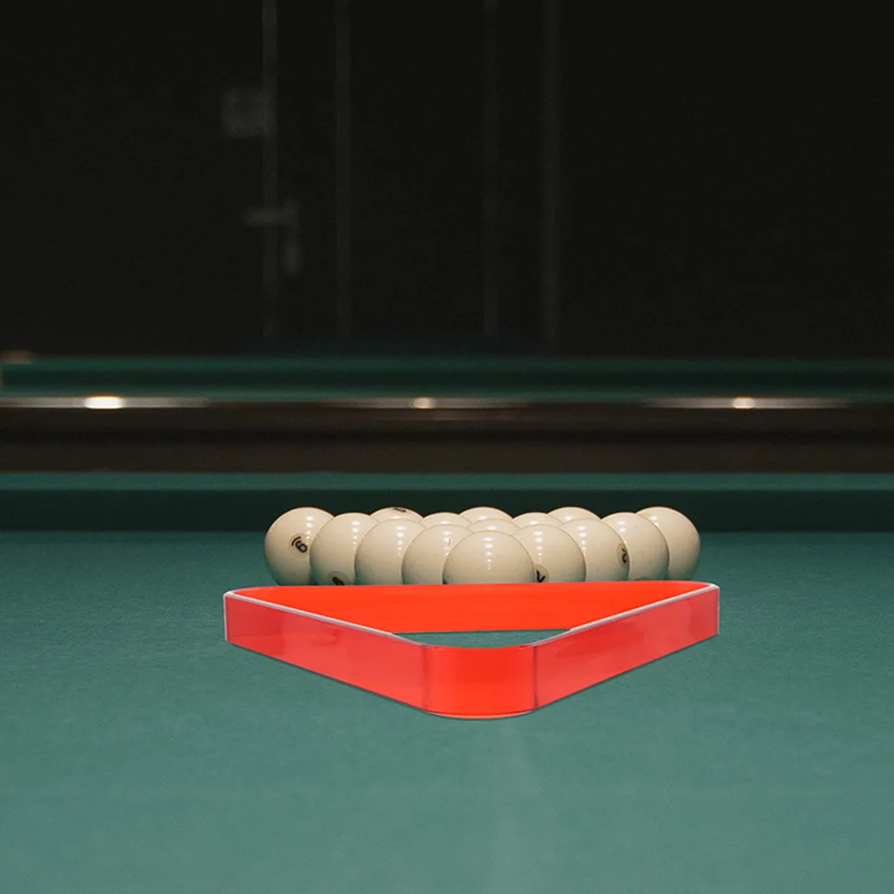 

2Pcs Billiard Balls Triangle Racks Special Design Stable Portable for Home Pub Use Necessary Game Tool Durable Pc