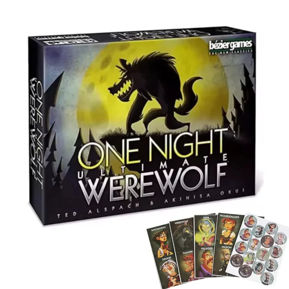 Board Game Werewolf - One Night Ultimate Werewolf Card Board