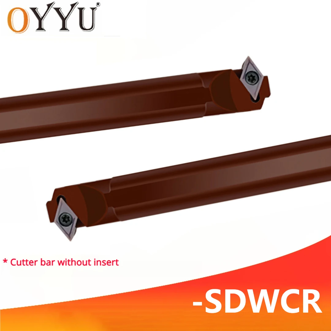

OYYU Spring Steel Internal Tools Holder Boring Bar CNC SDWCR D10K-SDWCR07 D10K D16Q D20R SDWCR07 SDWCR11 SDWCR D16Q-SDWCR07