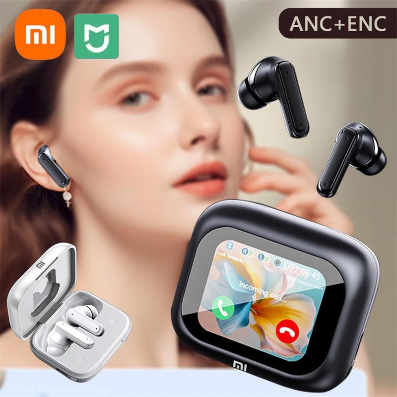 Xiaomi MIJIA Wireless Earbud Bluetooth5.4 Earphone Touch Screen Control Active Noise Reduction In Ear Headphone Bulit in Mic