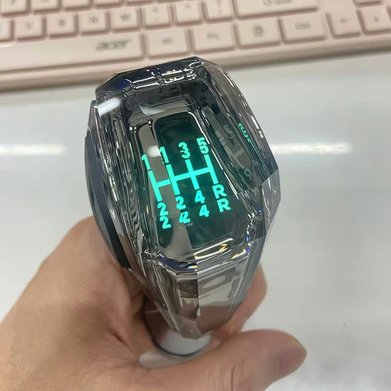 Support dropshipping, crystal gear shift, LED suitable for 8-10-12MM diameter, universal gear head. Suitable for Kia, Lexus, Toy view 4