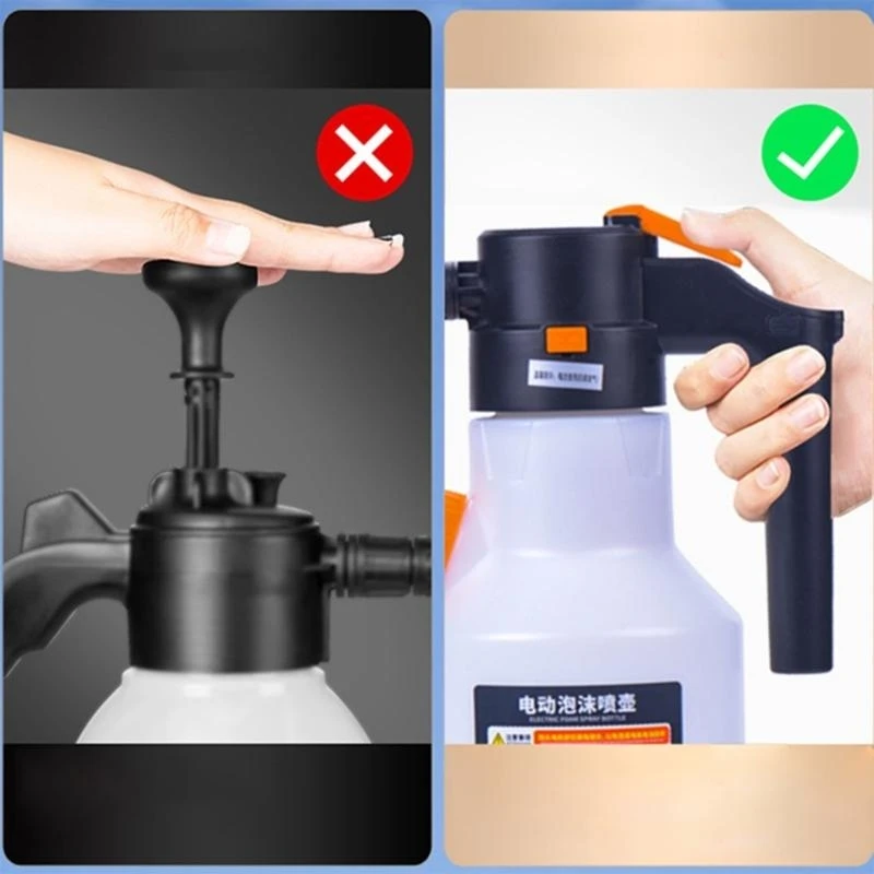 

Portable Electric Foam Sprayer Rechargeable Car Wash Sprayer 310mm for Car Offers Hassle Frees Washing Experience