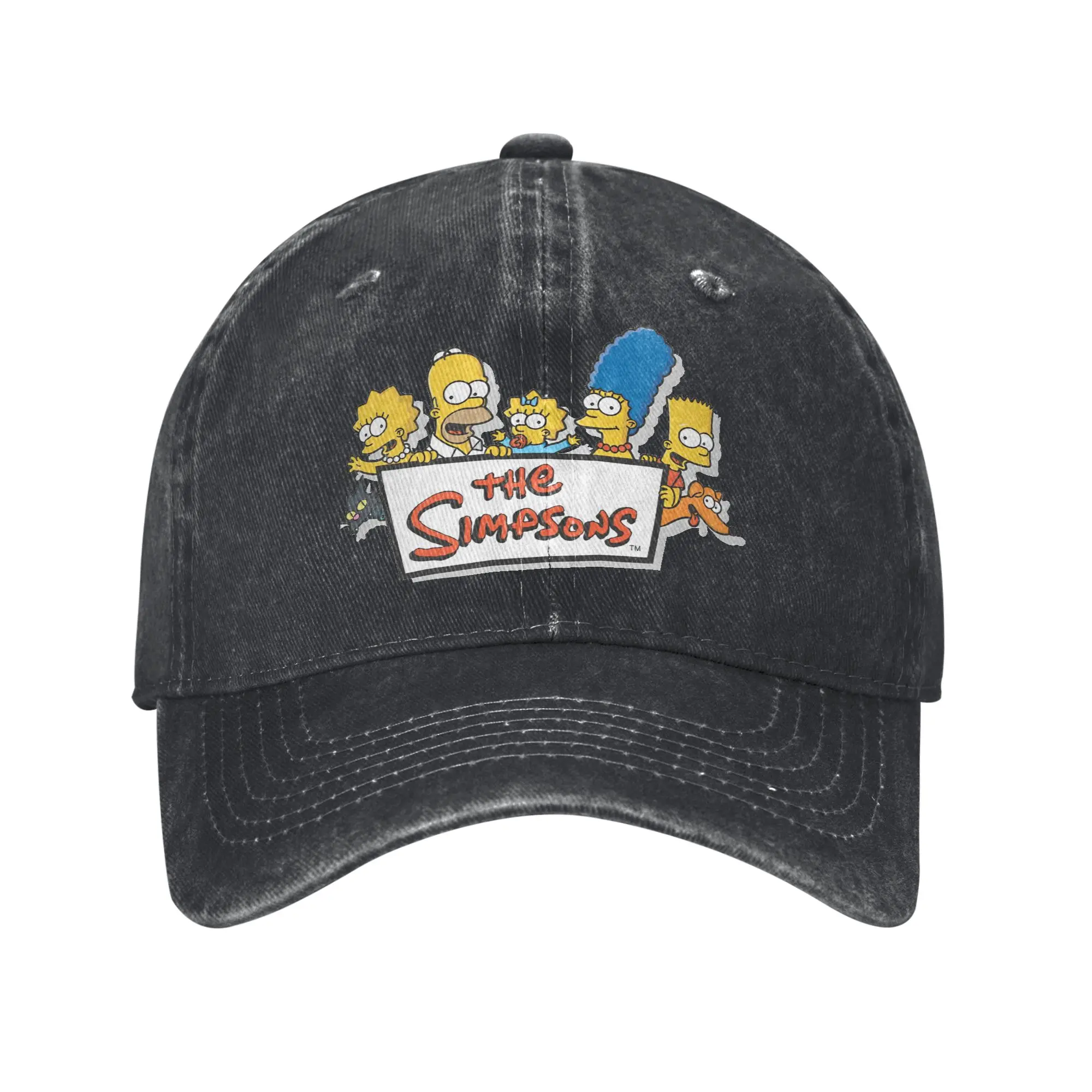 The S-simpsons Cartoon Logo  Casual Baseball Cap Summer  Hunting Camping Hip Hop Hats Couple Women Fashion Baseball Caps