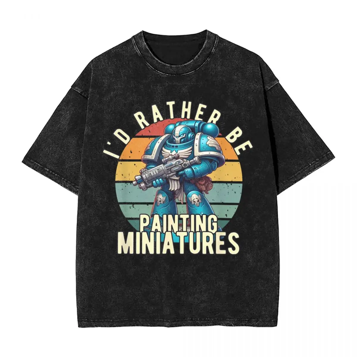 Men's I'd Rather Be Painting Miniatures T Shirts Tops Summer Vintage Short Sleeve T-Shirt O-Neck Harajuku Tee Shirt Dropshipping