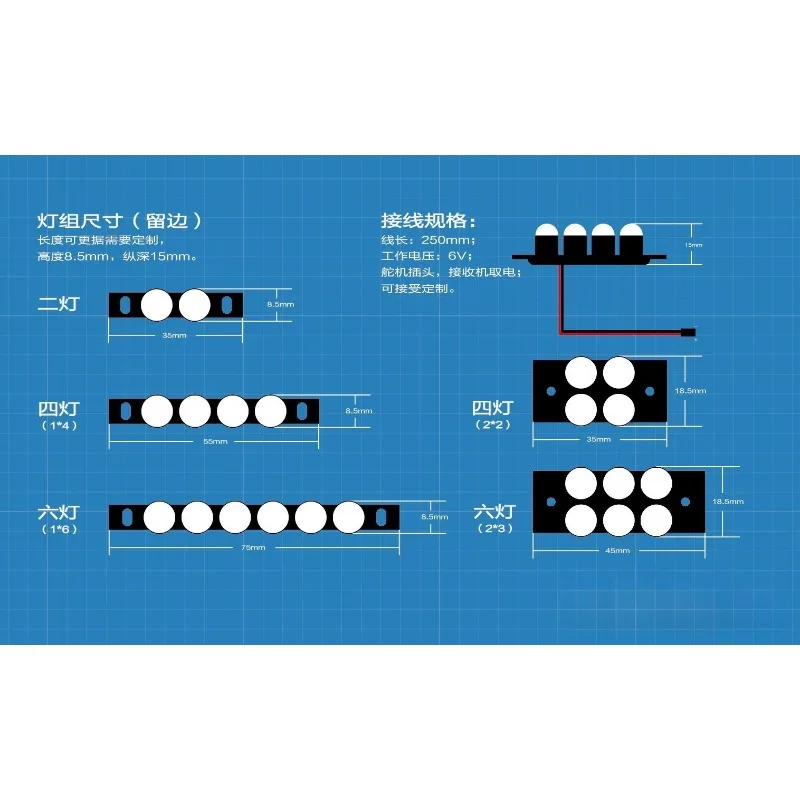 LED سقف ضوء الأضواء ل 1/10 RC الزاحف سيارة Traxxas TRX4 المدافع برونكو محوري SCX10 90046 RC4WD D90 الشبح رانجلر أجزاء