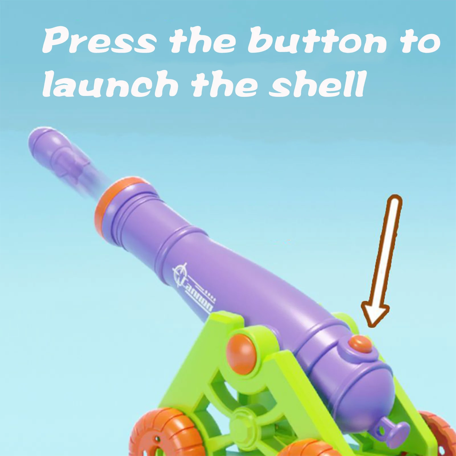 Cartoon Launcher Toys Carrot Mini Model Decompression Accessories Fun Outdoor Toy for Kids