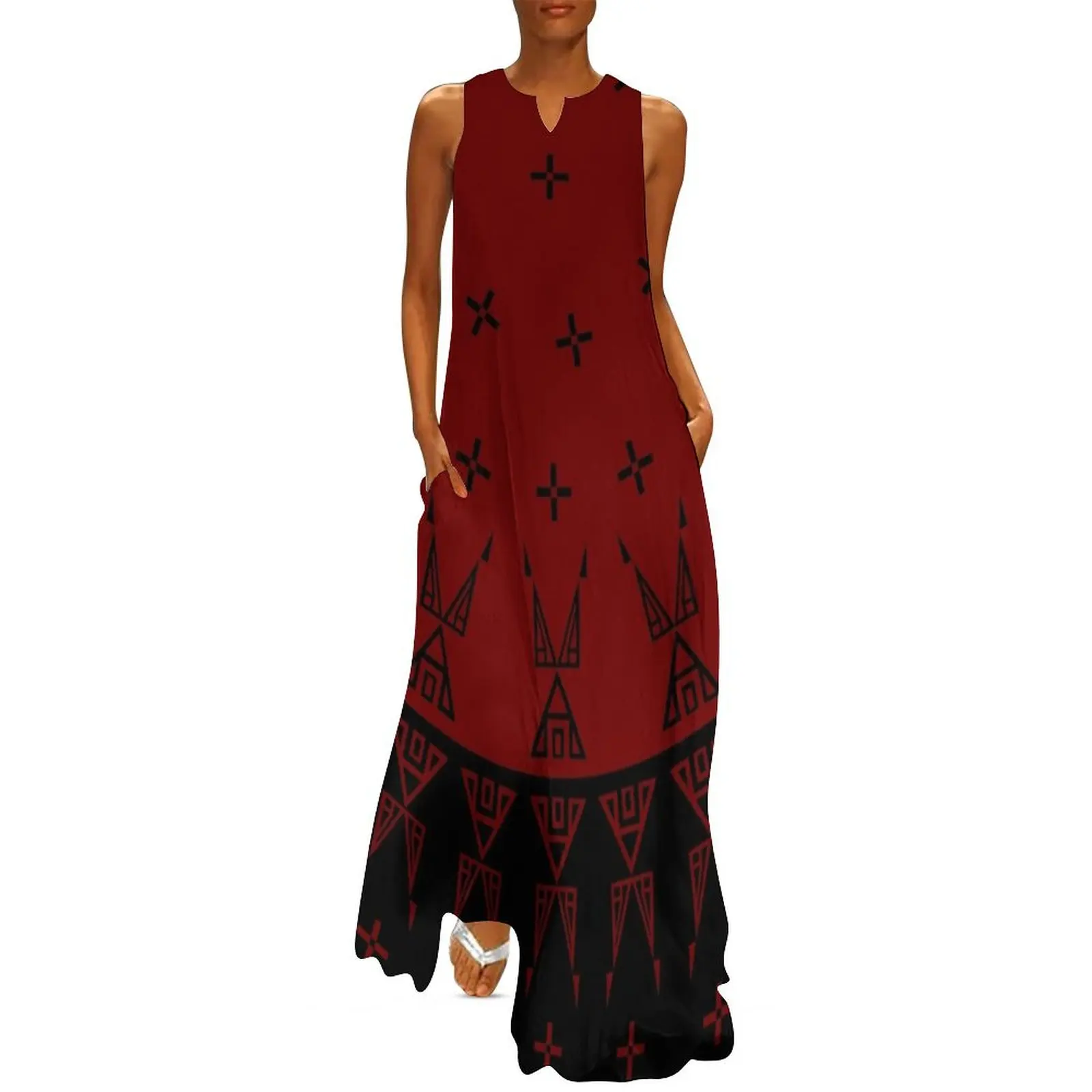 Night Stars (Maroon) Long Dress summer dress wedding dresses for woman Women