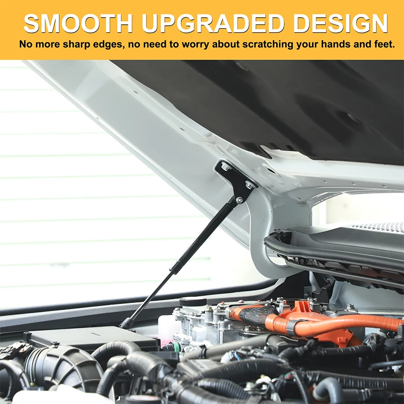 

Углеродистая сталь, передний капот автомобиля, гидравлический стержень, опорный стержень, украшение, автомобильные аксессуары для Toyota Land Cruiser Prado 250 LC250 2024-25