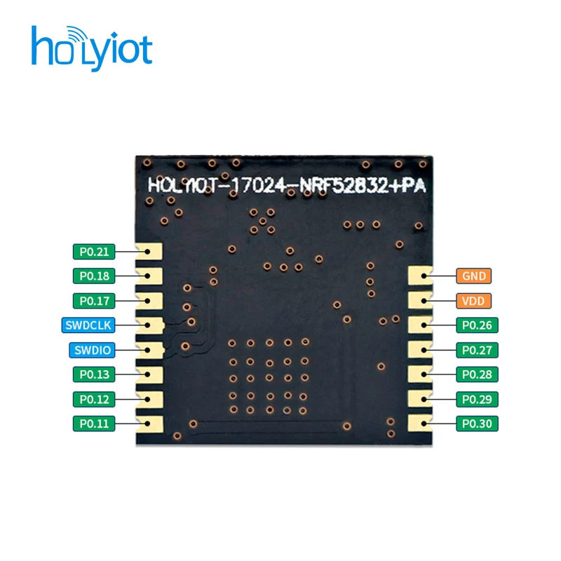 Holyiot Nordic nRF52832 PA moduł IPX Bluetooth niskoenergetyczna płyta rozwojowa nRF52 DK duża odległość moduły automatyki IOT