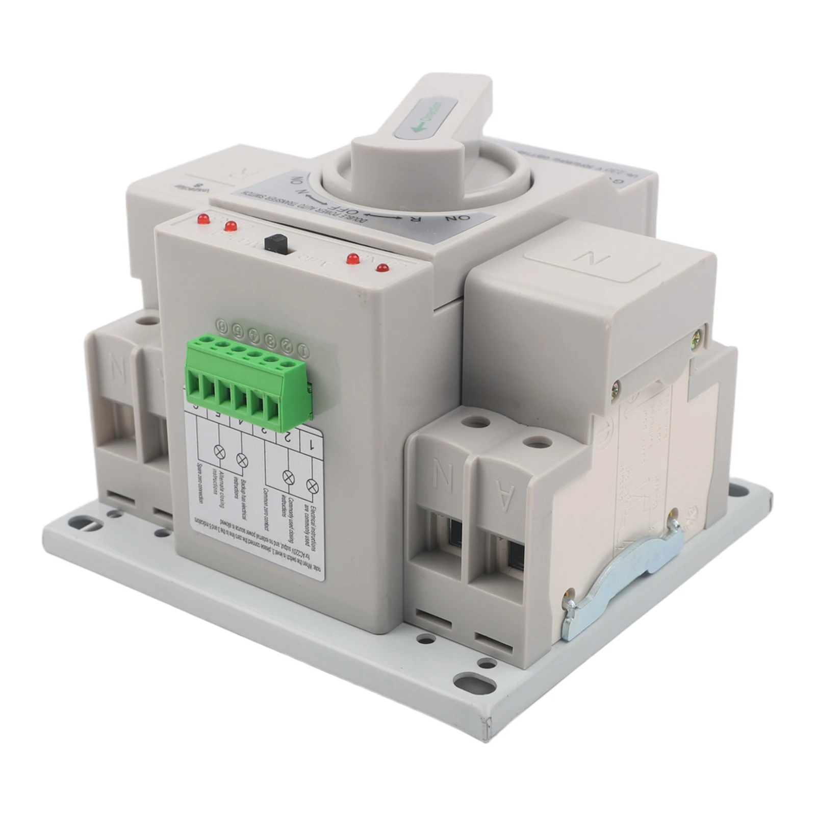 Generator Backup Dual Power Transfer Home Backup Power 2P 63A AC220V Operating Voltage Conversion Time 2 Seconds For Generator