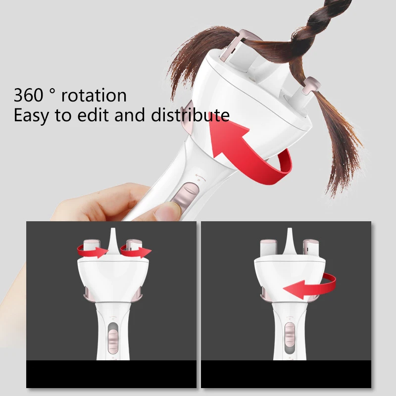 Pritech Automatic Hair Braider Electric DIY Hair Weave Machine Twist Knitting Roll Twisted Braiding Hair Styling Tools