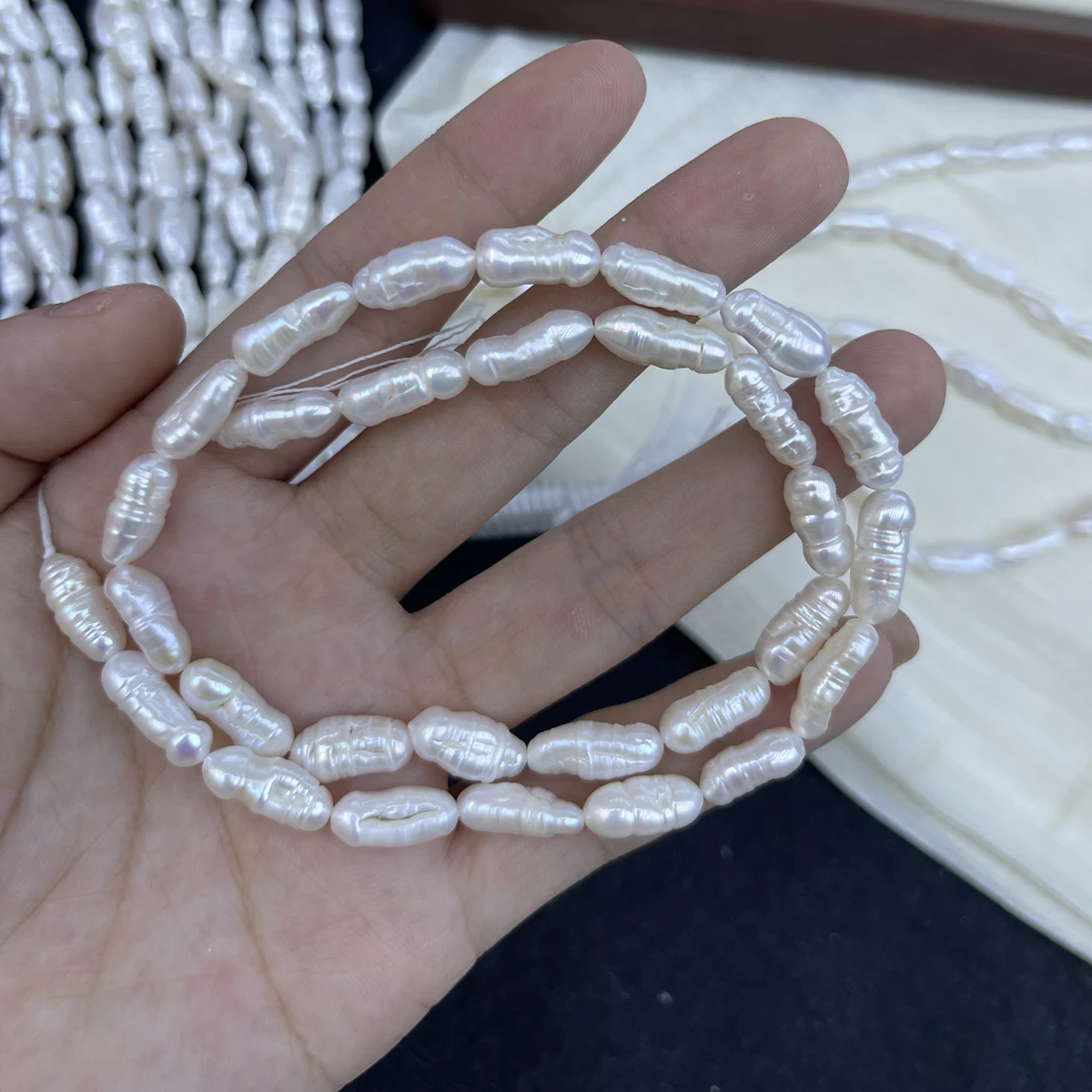 

Natural Freshwater Pearl 6-15mm Baroque Pipa Beads for Jewelry Making Supplies DIY Women Necklace Bracelet Accessories Wholesale